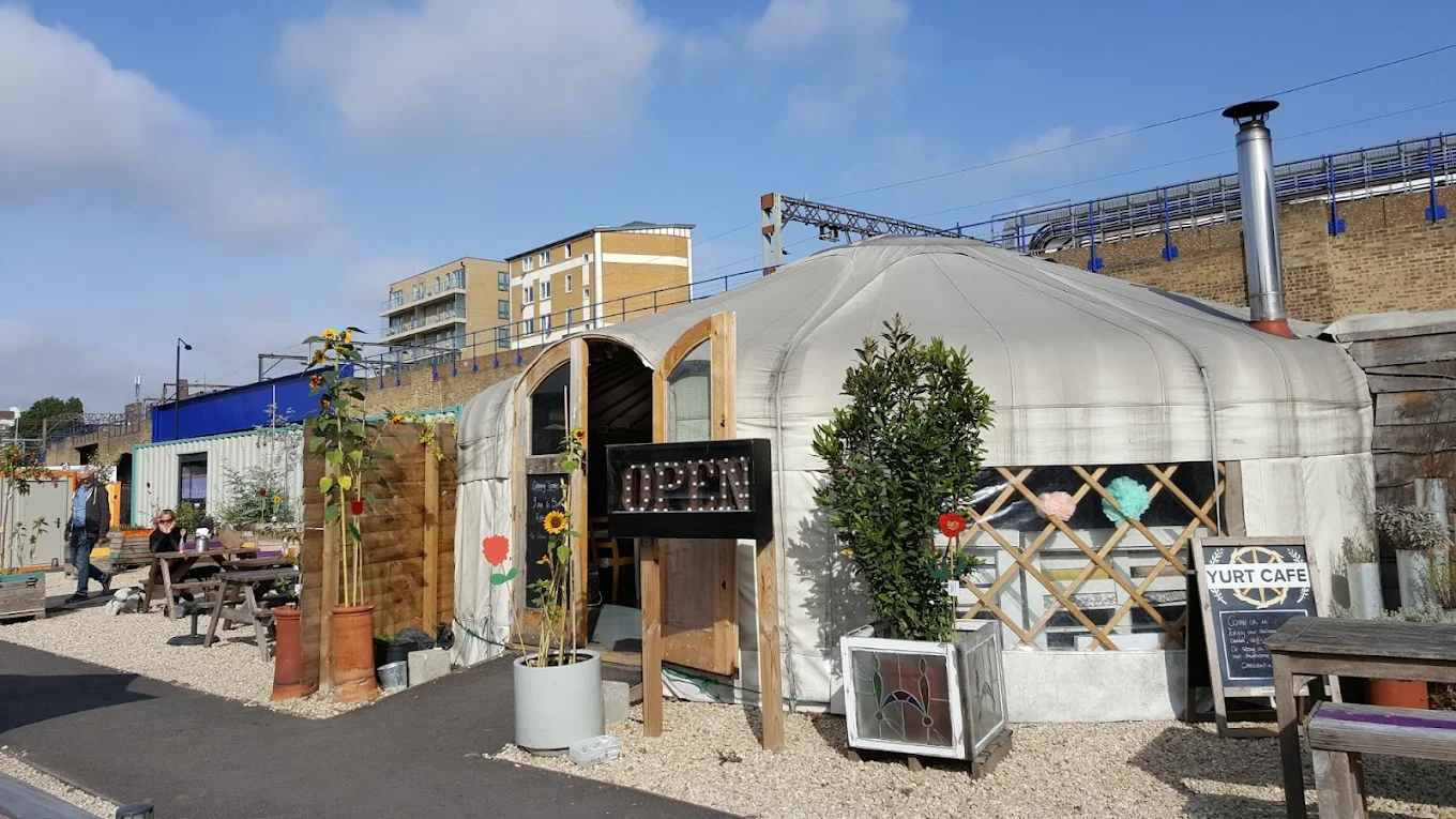 The Yurt Café – Limehouse, London